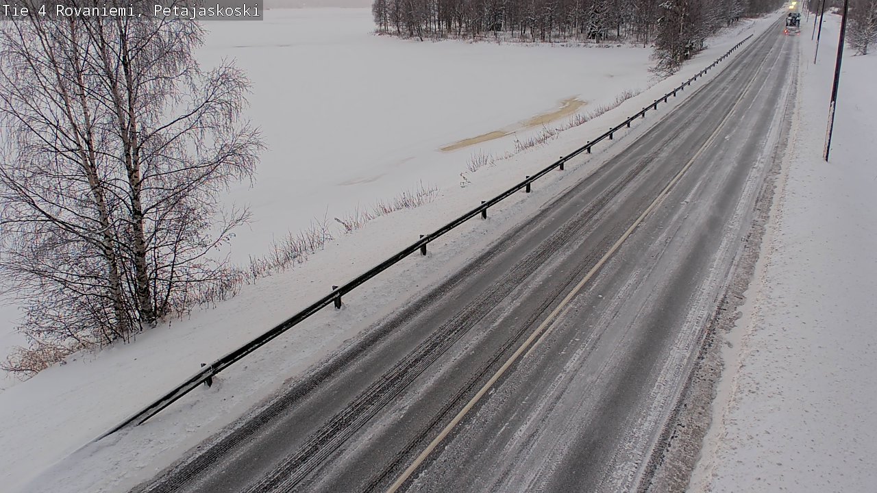 Weather Camera Image Road 4 Rovaniemi, Petäjäskoski, Rovaniemi, Lappi