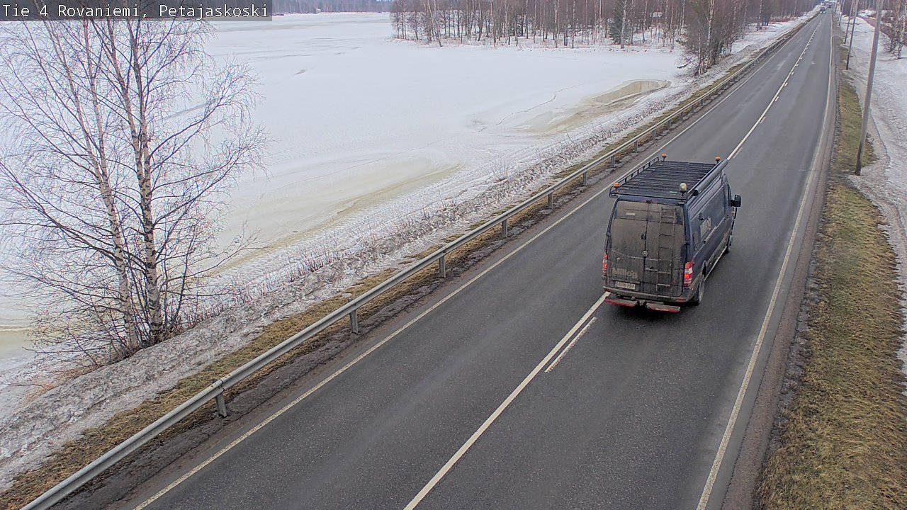 Weather Camera Image Road 4 Rovaniemi, Petäjäskoski, Rovaniemi, Lappi
