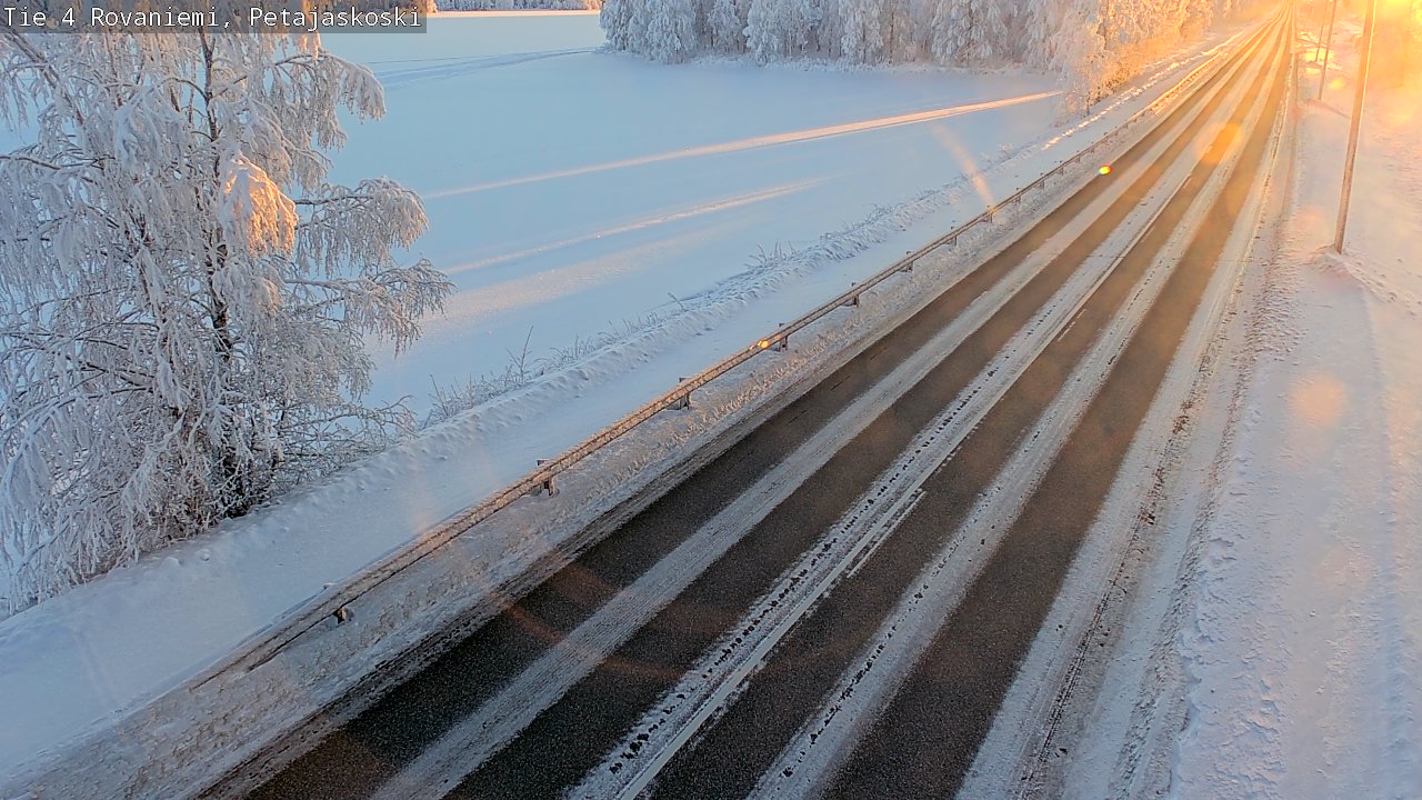 Kelikamerat Kuva Tie 4 Rovaniemi, Petäjäskoski, Rovaniemi, Lappi