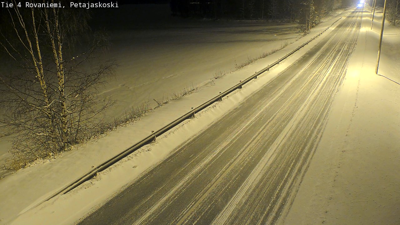 Kelikamerat Kuva Tie 4 Rovaniemi, Petäjäskoski, Rovaniemi, Lappi