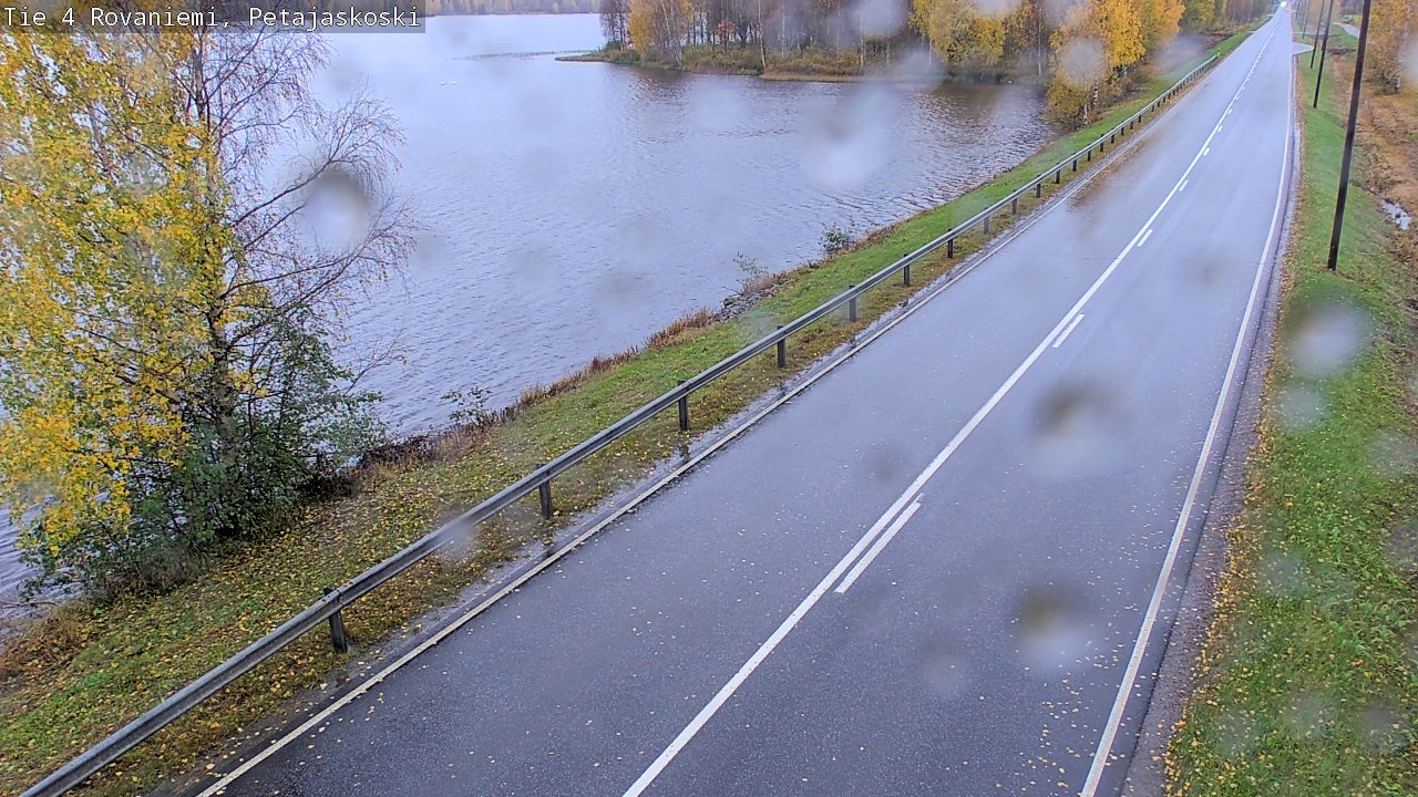 Weather Camera Image Väg 4 Rovaniemi, Petäjäskoski, Rovaniemi, Lappi