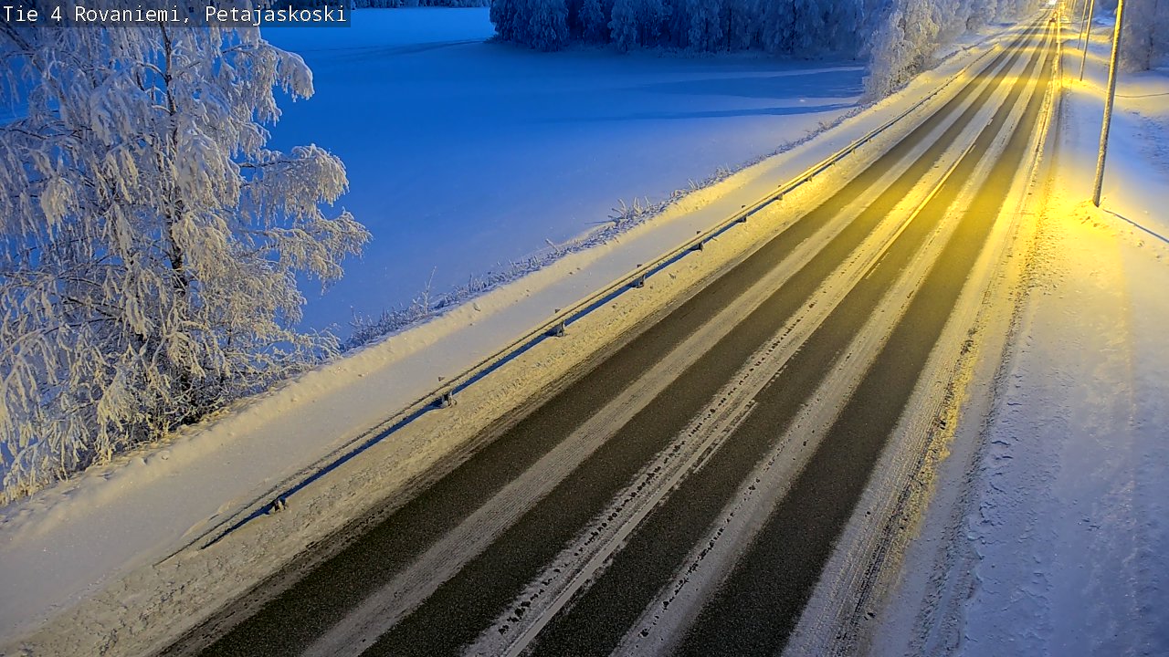 Kelikamerat Kuva Tie 4 Rovaniemi, Petäjäskoski, Rovaniemi, Lappi