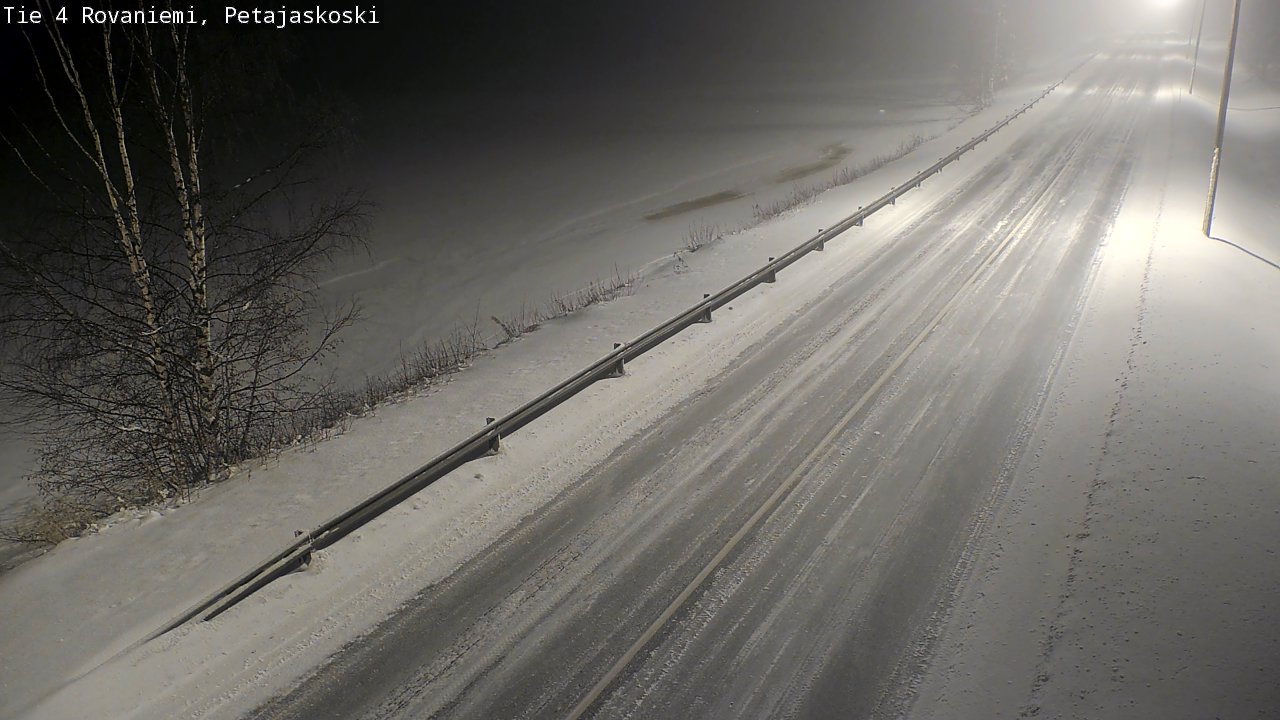 Weather Camera Image Road 4 Rovaniemi, Petäjäskoski, Rovaniemi, Lappi