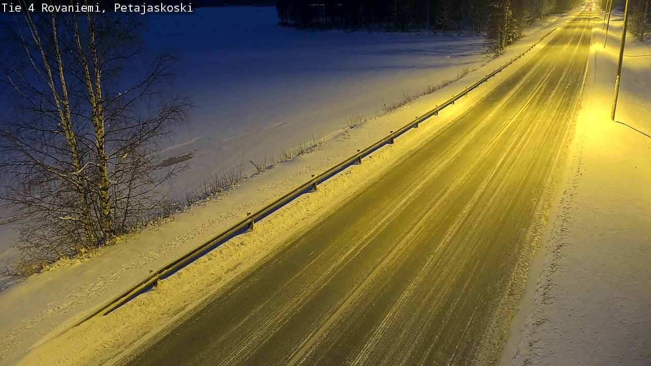 Kelikamerat Kuva Tie 4 Rovaniemi, Petäjäskoski, Rovaniemi, Lappi