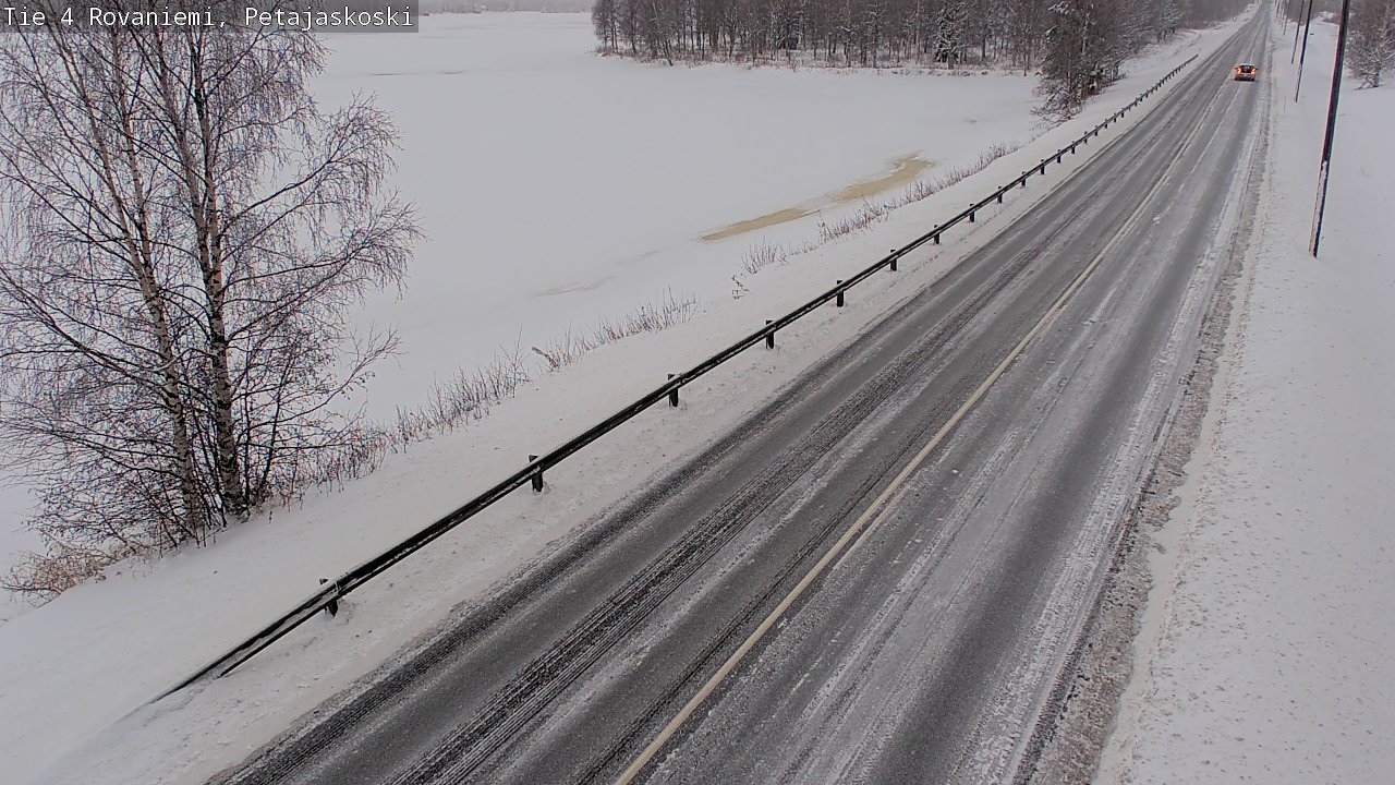 Weather Camera Image Road 4 Rovaniemi, Petäjäskoski, Rovaniemi, Lappi