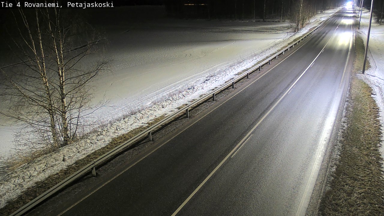 Kelikamerat Kuva Tie 4 Rovaniemi, Petäjäskoski, Rovaniemi, Lappi