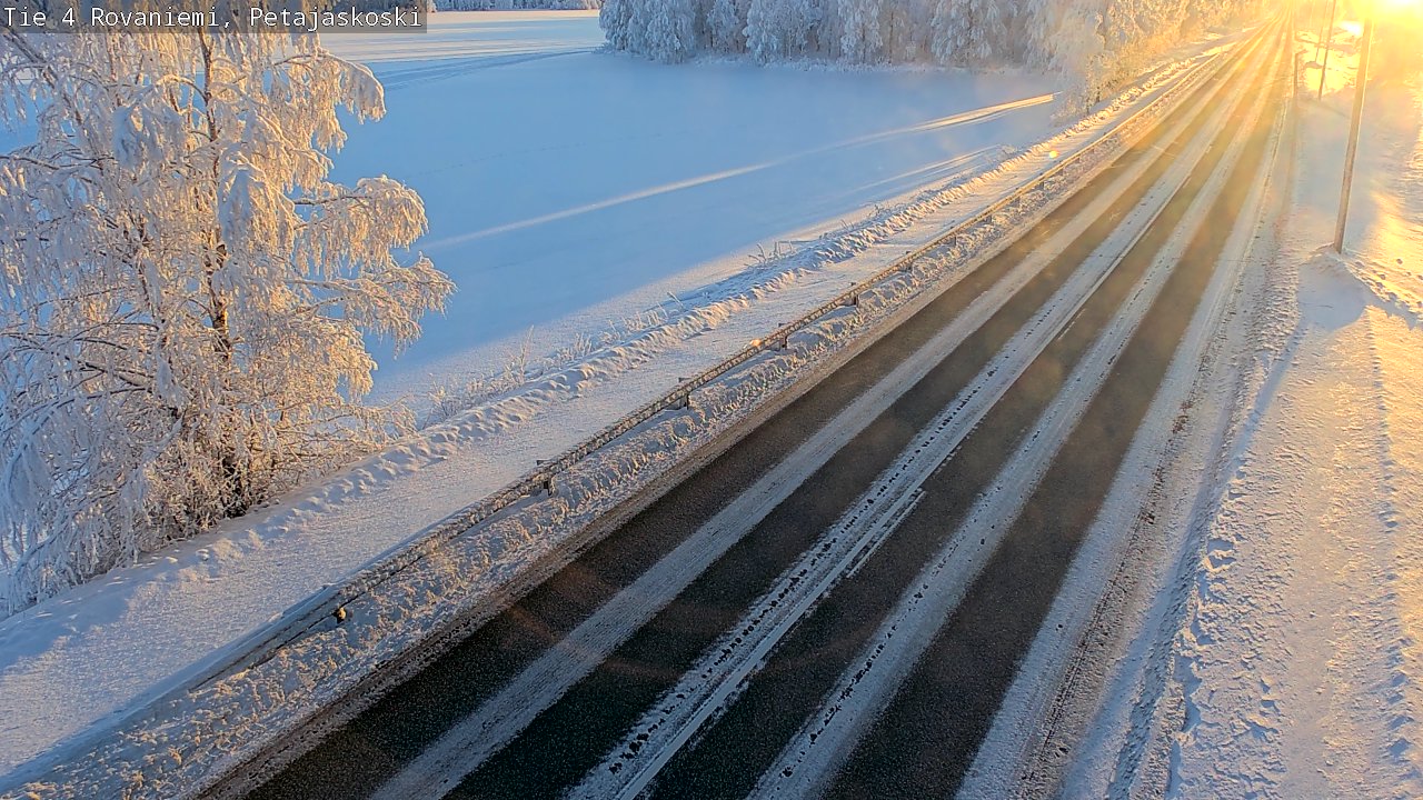 Kelikamerat Kuva Tie 4 Rovaniemi, Petäjäskoski, Rovaniemi, Lappi