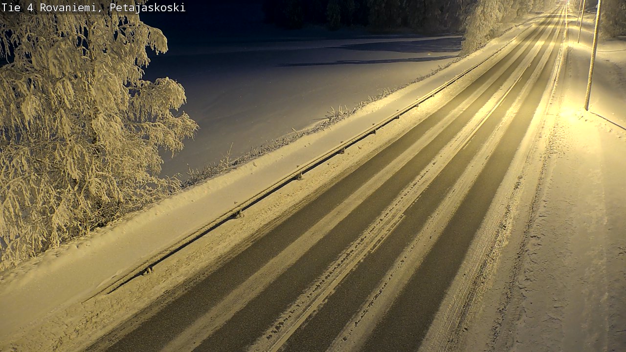 Kelikamerat Kuva Tie 4 Rovaniemi, Petäjäskoski, Rovaniemi, Lappi
