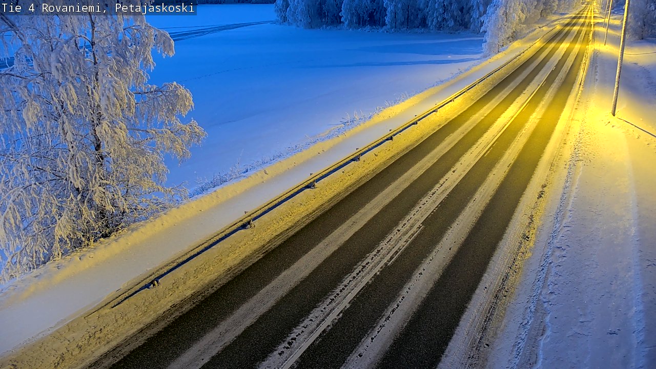 Kelikamerat Kuva Tie 4 Rovaniemi, Petäjäskoski, Rovaniemi, Lappi