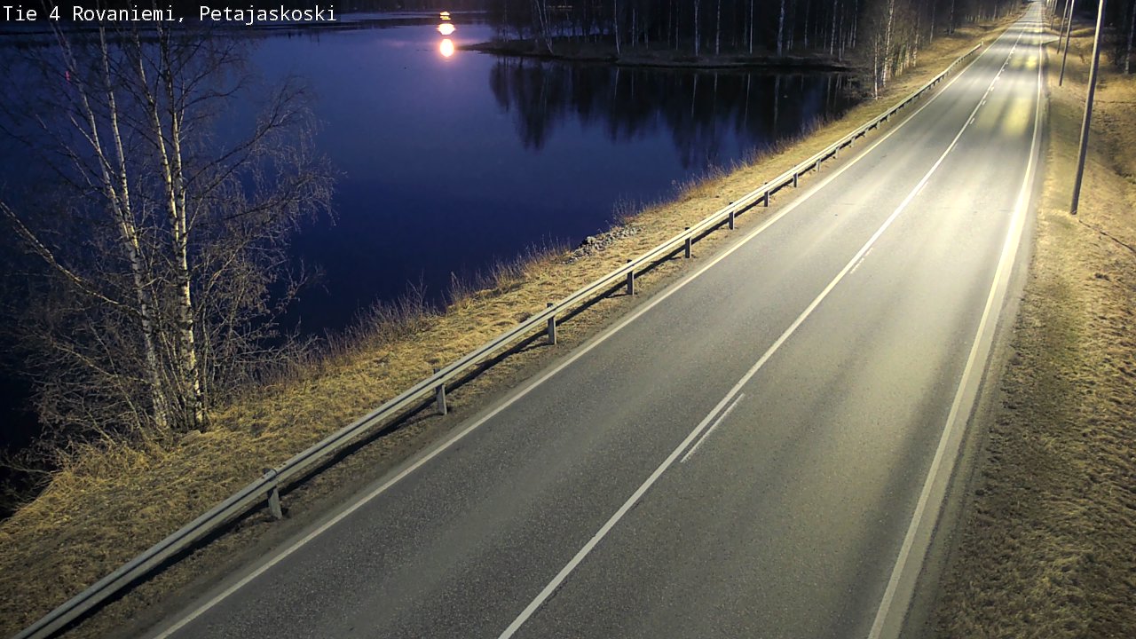 Weather Camera Image Road 4 Rovaniemi, Petäjäskoski, Rovaniemi, Lappi