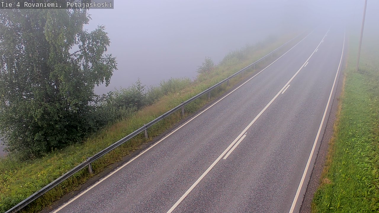 Weather Camera Image Road 4 Rovaniemi, Petäjäskoski, Rovaniemi, Lappi