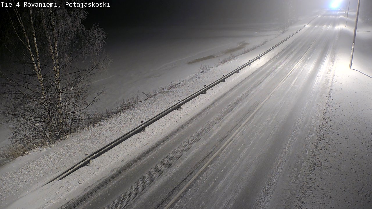 Weather Camera Image Road 4 Rovaniemi, Petäjäskoski, Rovaniemi, Lappi