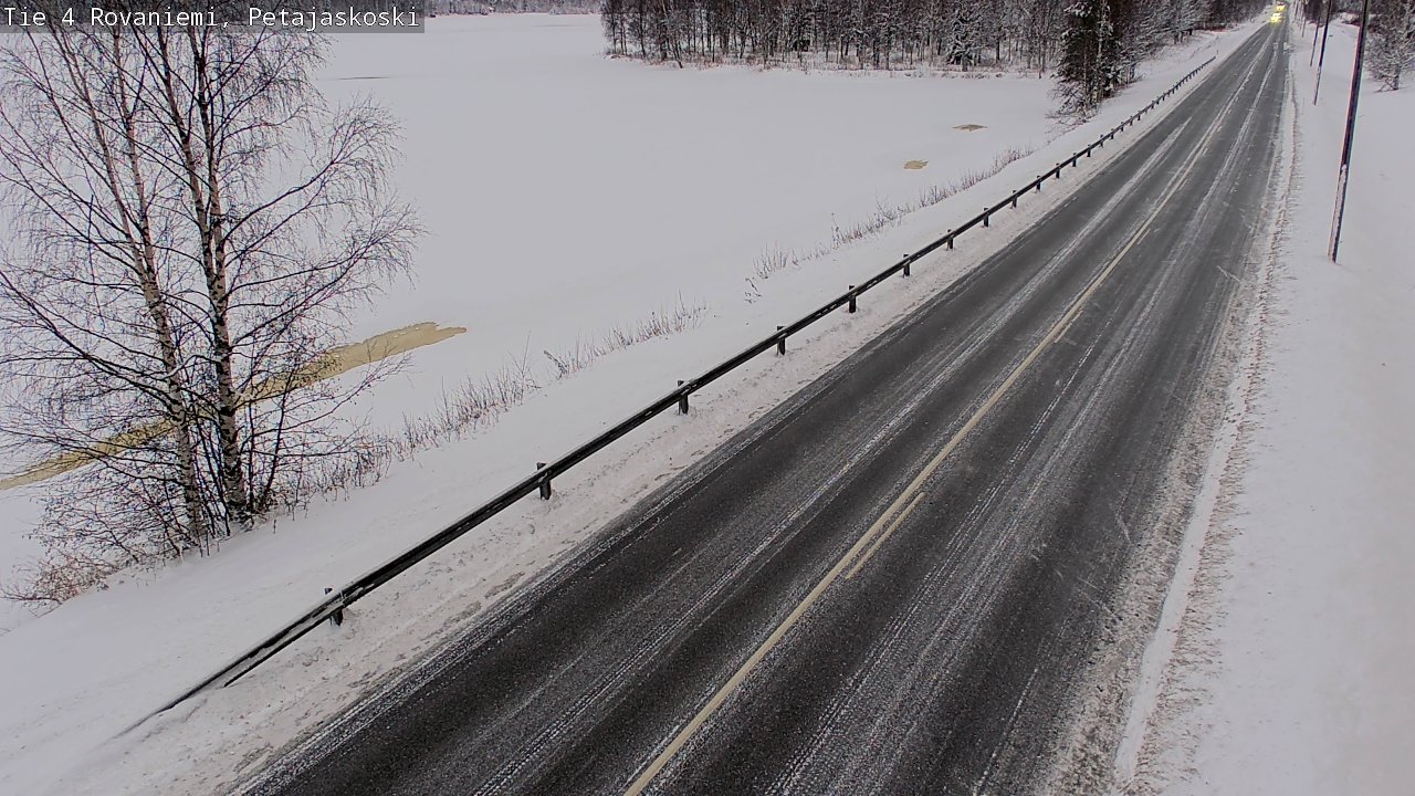 Weather Camera Image Road 4 Rovaniemi, Petäjäskoski, Rovaniemi, Lappi