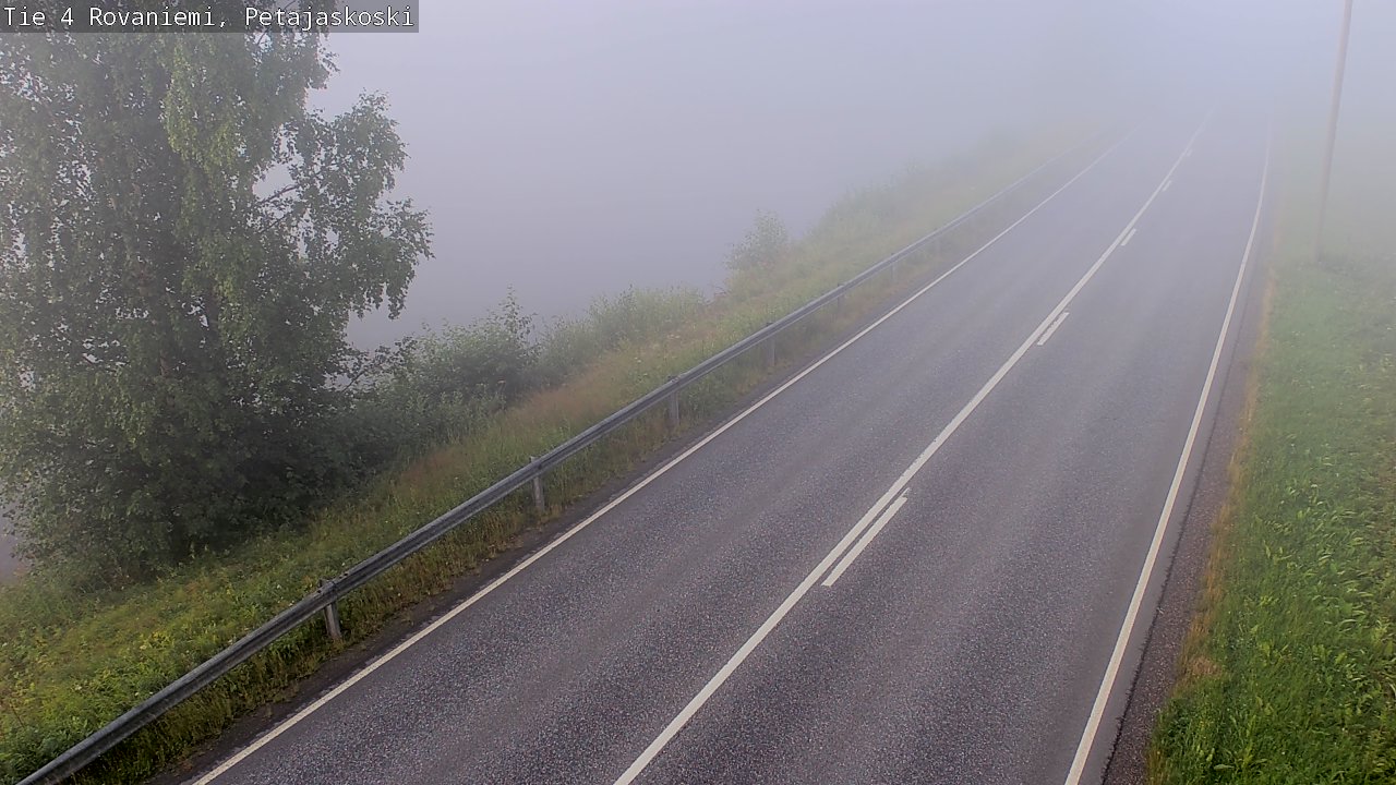 Weather Camera Image Road 4 Rovaniemi, Petäjäskoski, Rovaniemi, Lappi