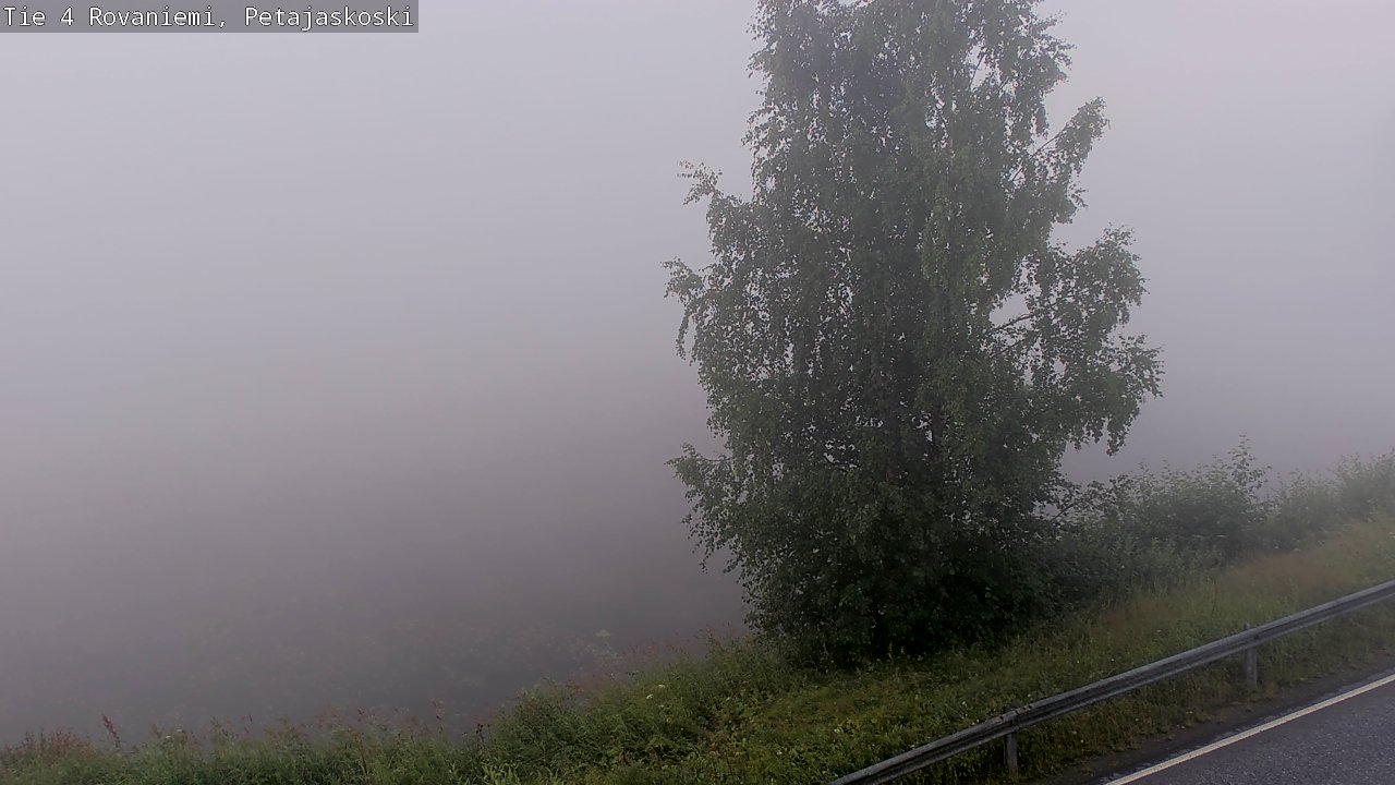Weather Camera Image Väg 4 Rovaniemi, Petäjäskoski, Rovaniemi, Lappi