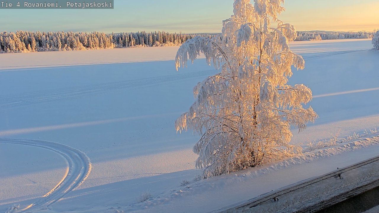 Weather Camera Image Road 4 Rovaniemi, Petäjäskoski, Rovaniemi, Lappi