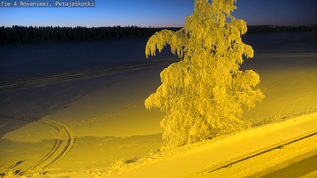 Kelikamerat Kuva Tie 4 Rovaniemi, Petäjäskoski, Rovaniemi, Lappi