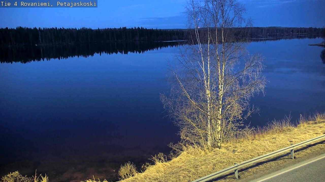 Weather Camera Image Road 4 Rovaniemi, Petäjäskoski, Rovaniemi, Lappi