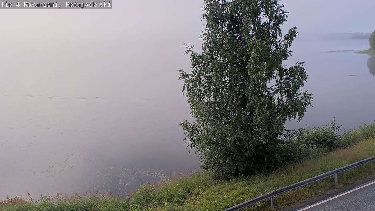 Weather Camera Image Väg 4 Rovaniemi, Petäjäskoski, Rovaniemi, Lappi