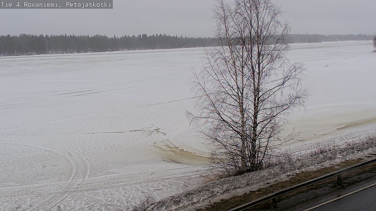 Weather Camera Image Road 4 Rovaniemi, Petäjäskoski, Rovaniemi, Lappi