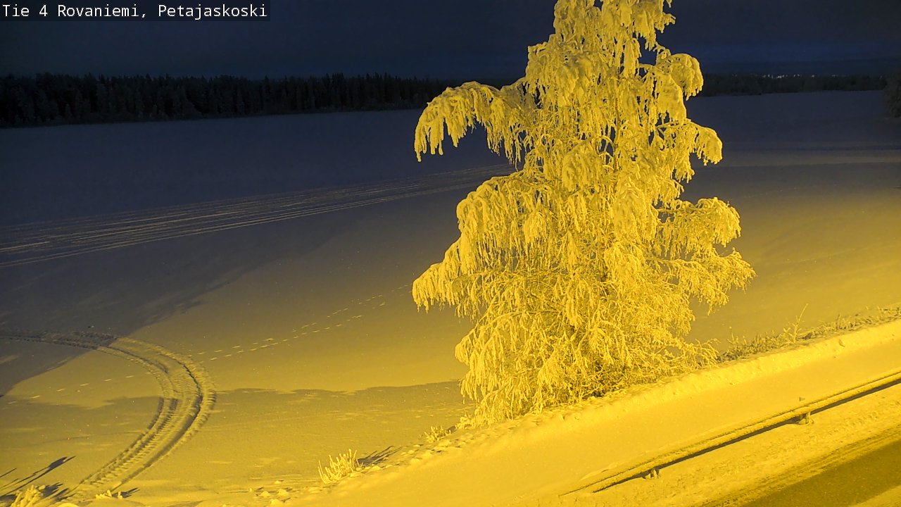 Kelikamerat Kuva Tie 4 Rovaniemi, Petäjäskoski, Rovaniemi, Lappi