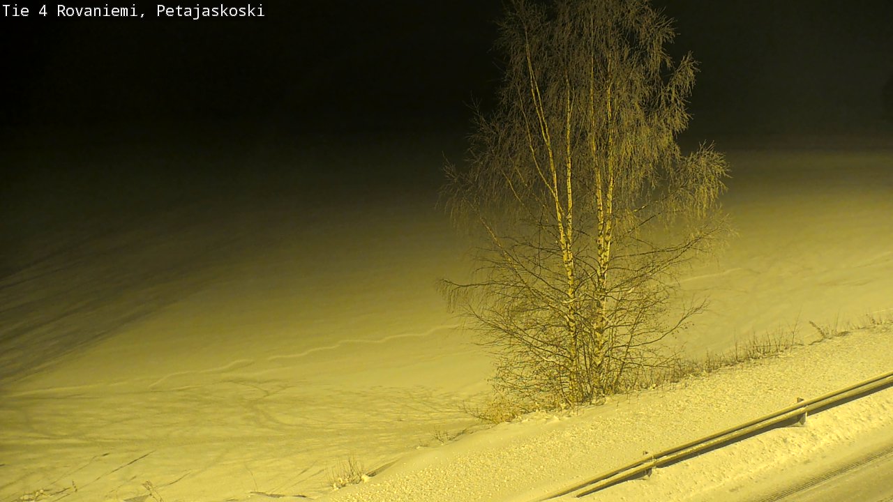 Weather Camera Image Road 4 Rovaniemi, Petäjäskoski, Rovaniemi, Lappi