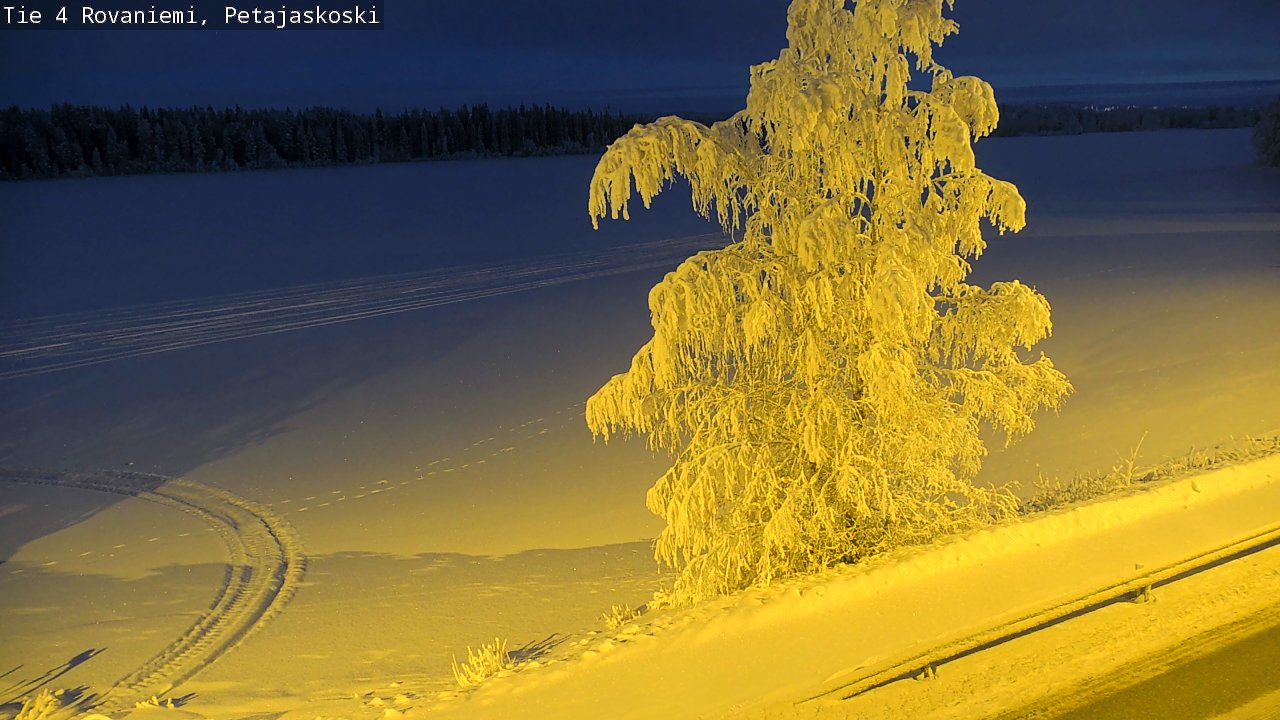 Kelikamerat Kuva Tie 4 Rovaniemi, Petäjäskoski, Rovaniemi, Lappi
