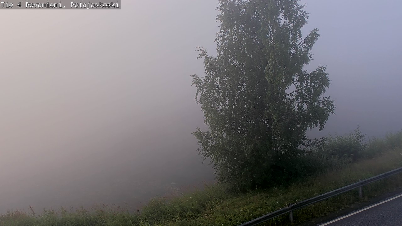 Weather Camera Image Väg 4 Rovaniemi, Petäjäskoski, Rovaniemi, Lappi