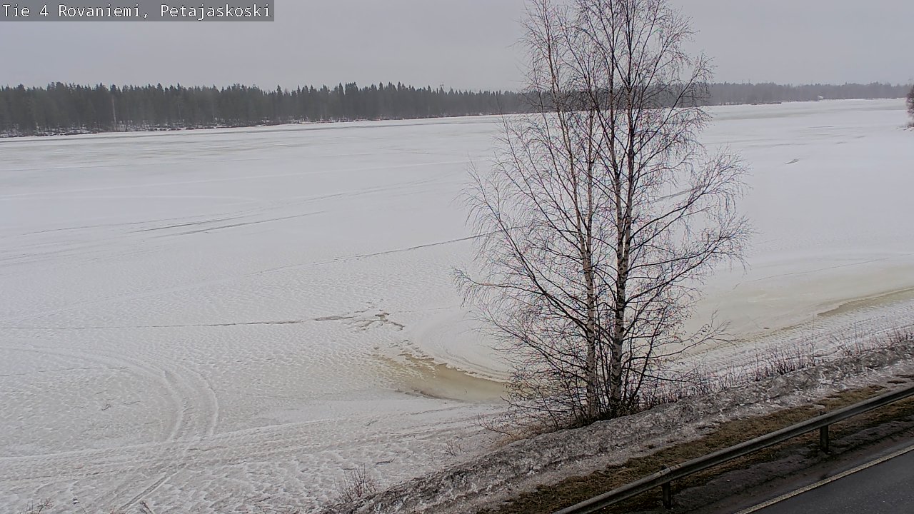Weather Camera Image Road 4 Rovaniemi, Petäjäskoski, Rovaniemi, Lappi