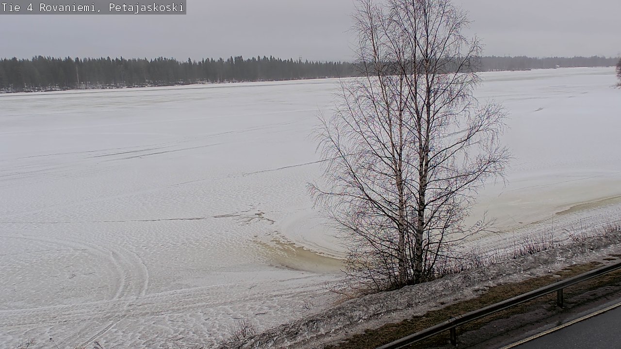 Weather Camera Image Road 4 Rovaniemi, Petäjäskoski, Rovaniemi, Lappi