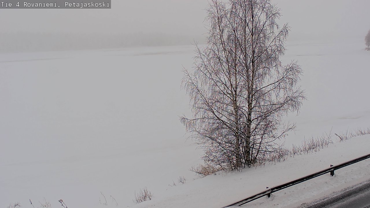 Weather Camera Image Väg 4 Rovaniemi, Petäjäskoski, Rovaniemi, Lappi