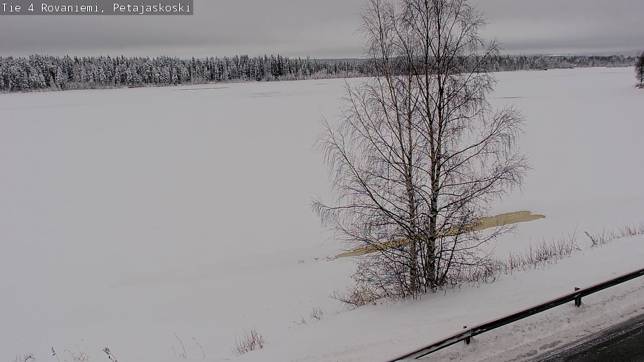 Weather Camera Image Road 4 Rovaniemi, Petäjäskoski, Rovaniemi, Lappi