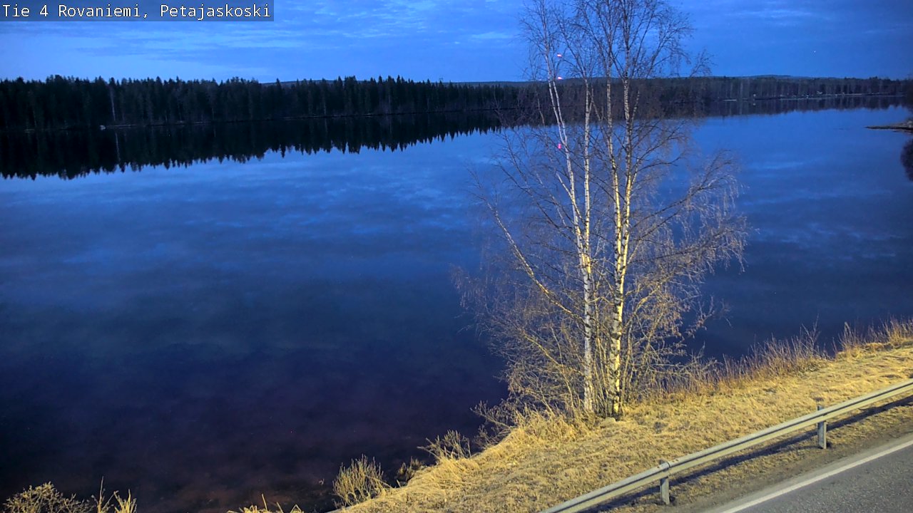Weather Camera Image Road 4 Rovaniemi, Petäjäskoski, Rovaniemi, Lappi