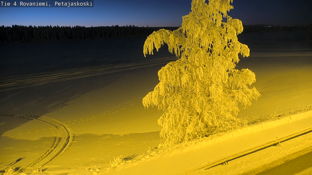 Kelikamerat Kuva Tie 4 Rovaniemi, Petäjäskoski, Rovaniemi, Lappi
