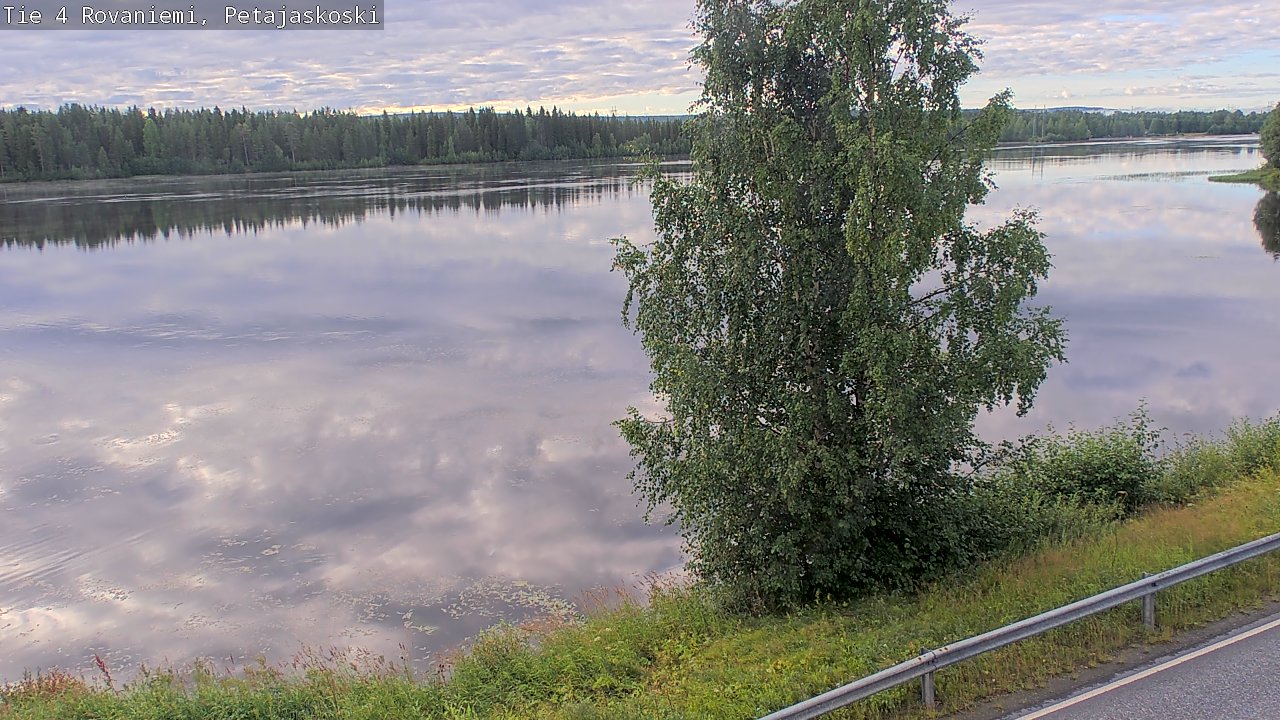 Weather Camera Image Väg 4 Rovaniemi, Petäjäskoski, Rovaniemi, Lappi