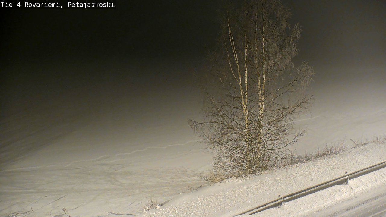 Weather Camera Image Road 4 Rovaniemi, Petäjäskoski, Rovaniemi, Lappi