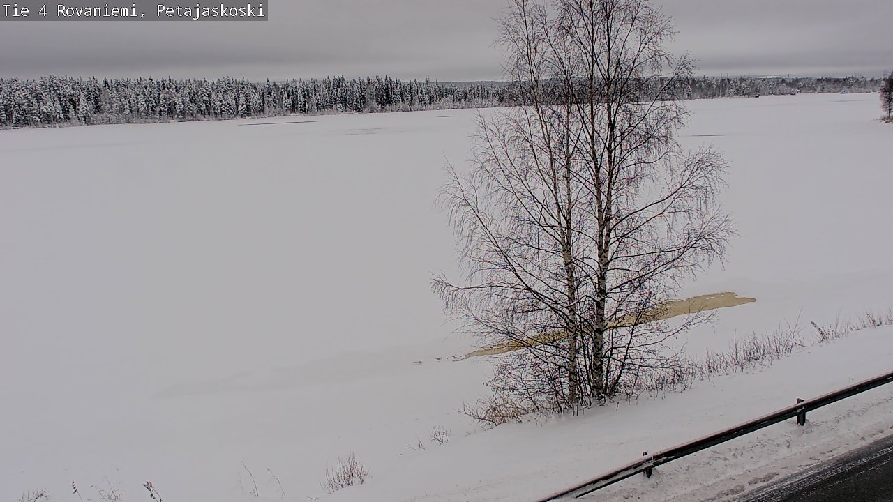 Weather Camera Image Road 4 Rovaniemi, Petäjäskoski, Rovaniemi, Lappi