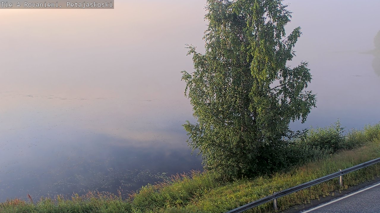 Weather Camera Image Väg 4 Rovaniemi, Petäjäskoski, Rovaniemi, Lappi