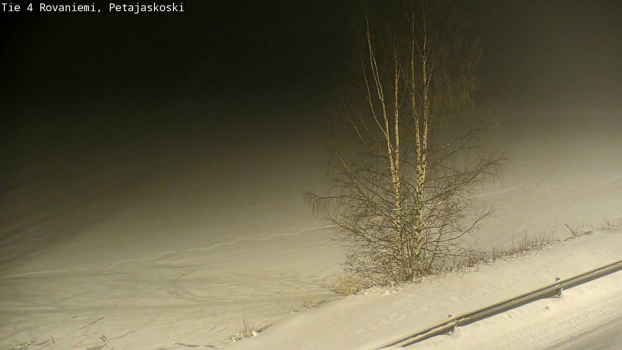 Weather Camera Image Road 4 Rovaniemi, Petäjäskoski, Rovaniemi, Lappi