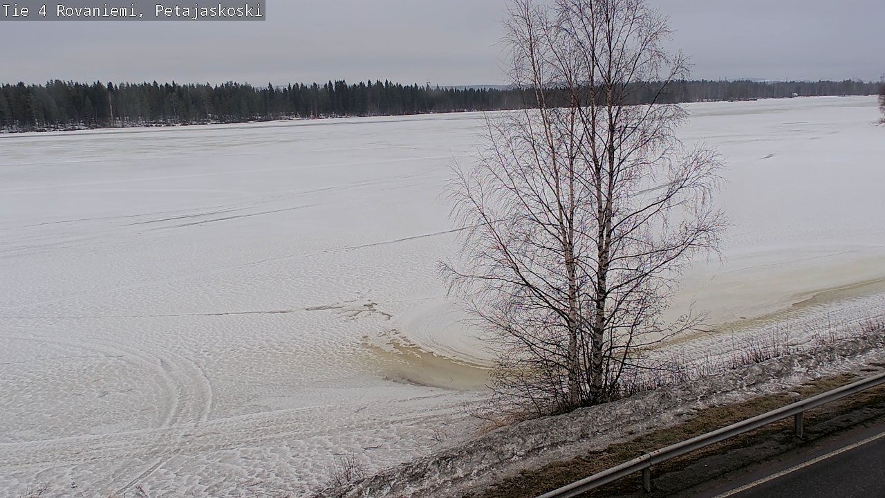 Weather Camera Image Väg 4 Rovaniemi, Petäjäskoski, Rovaniemi, Lappi