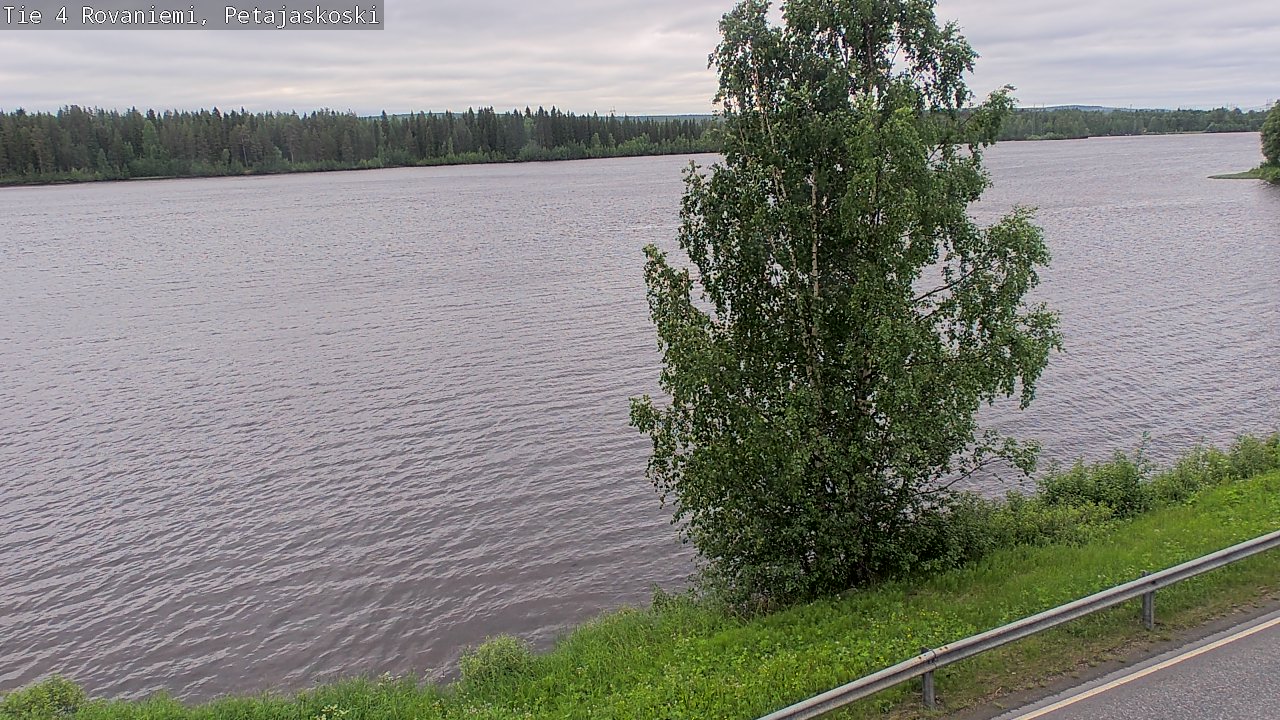 Weather Camera Image Road 4 Rovaniemi, Petäjäskoski, Rovaniemi, Lappi