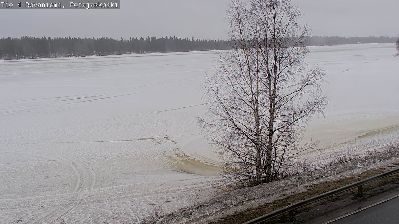Weather Camera Image Road 4 Rovaniemi, Petäjäskoski, Rovaniemi, Lappi