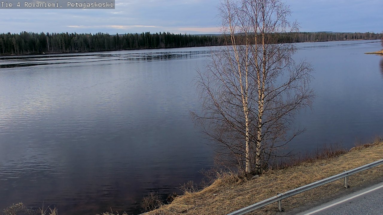Weather Camera Image Väg 4 Rovaniemi, Petäjäskoski, Rovaniemi, Lappi