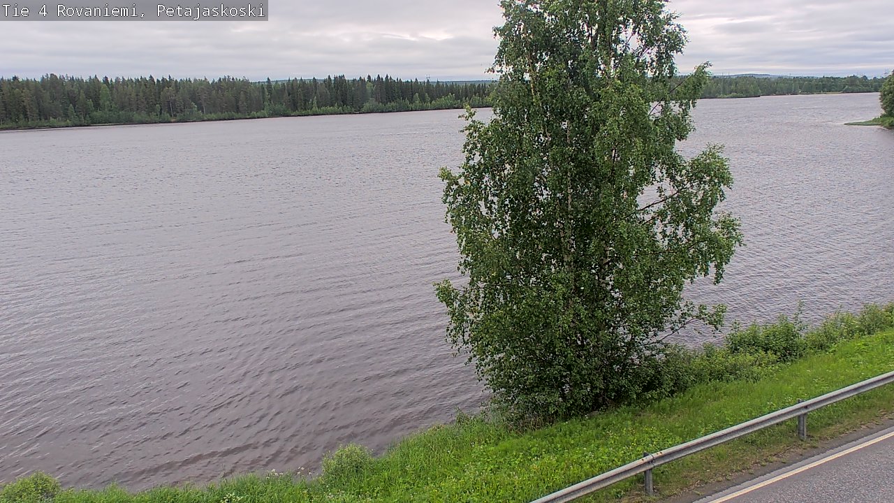 Weather Camera Image Väg 4 Rovaniemi, Petäjäskoski, Rovaniemi, Lappi