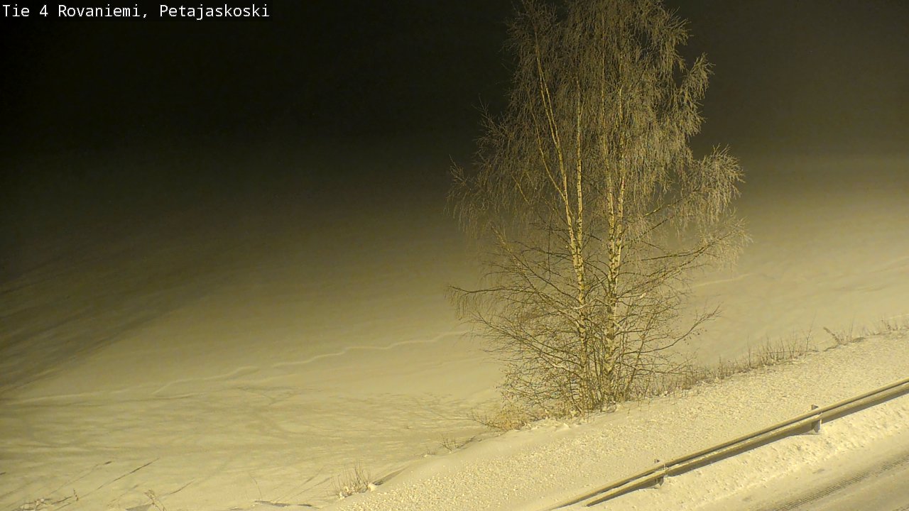 Weather Camera Image Road 4 Rovaniemi, Petäjäskoski, Rovaniemi, Lappi