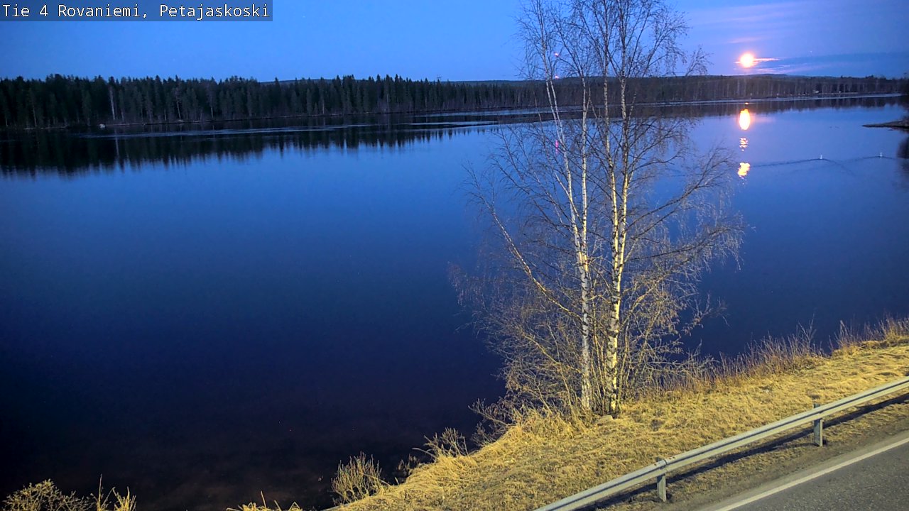 Weather Camera Image Road 4 Rovaniemi, Petäjäskoski, Rovaniemi, Lappi