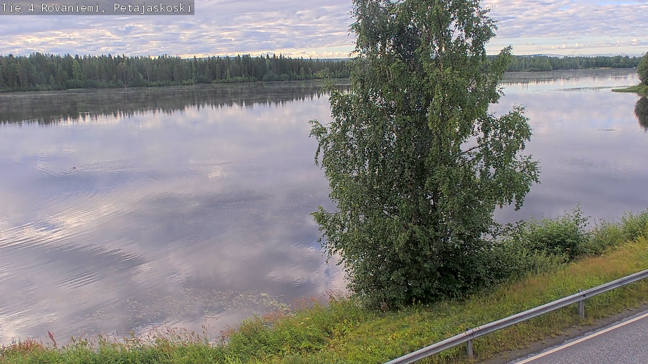 Weather Camera Image Väg 4 Rovaniemi, Petäjäskoski, Rovaniemi, Lappi