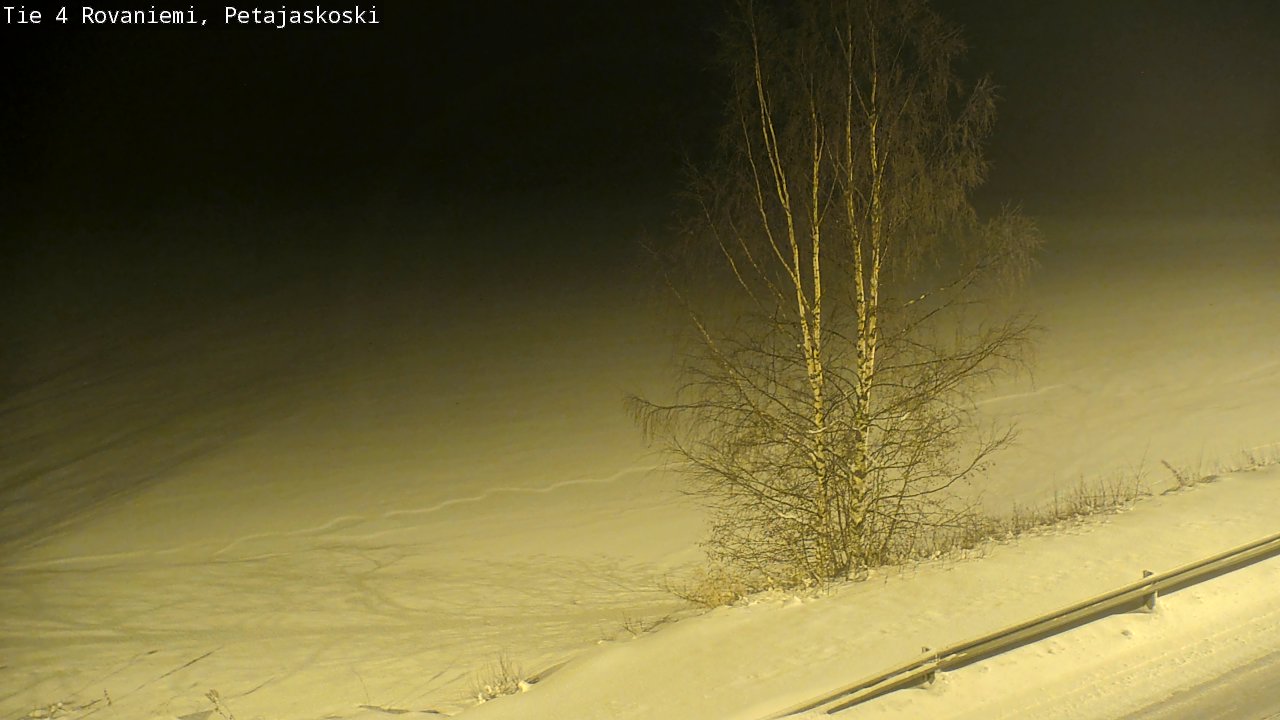Weather Camera Image Road 4 Rovaniemi, Petäjäskoski, Rovaniemi, Lappi