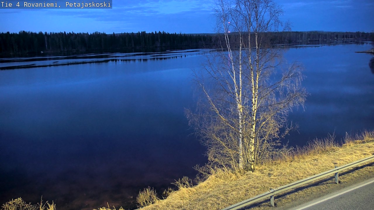 Weather Camera Image Road 4 Rovaniemi, Petäjäskoski, Rovaniemi, Lappi