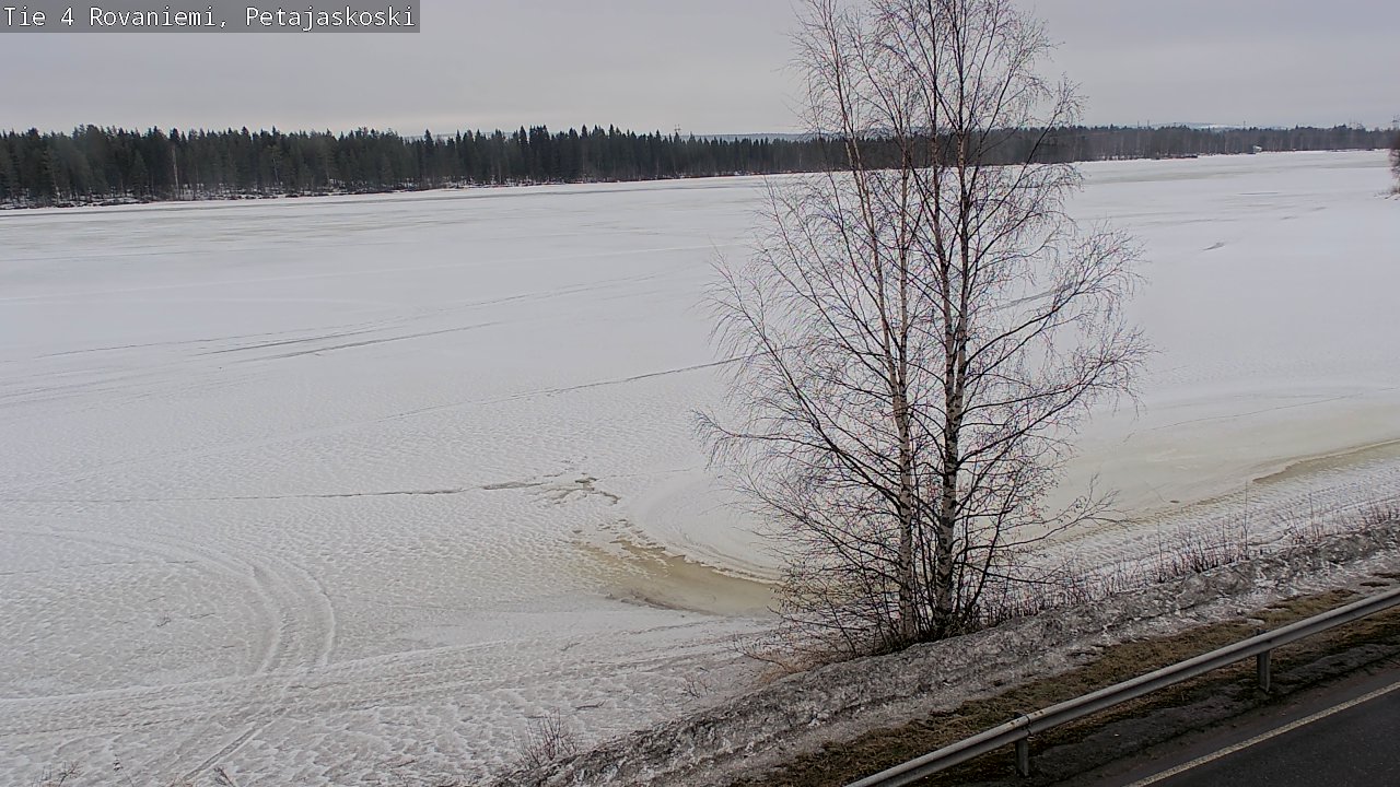 Weather Camera Image Road 4 Rovaniemi, Petäjäskoski, Rovaniemi, Lappi